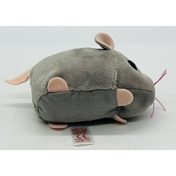 Teeny Tys Miko Gray Mouse Pink Eyes Plush 4 inch Stuffed Animal 2017 - Picture 8 of 9
